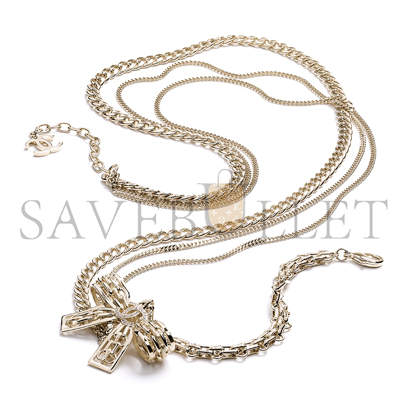 CHANEL LONG NECKLACE ABG555